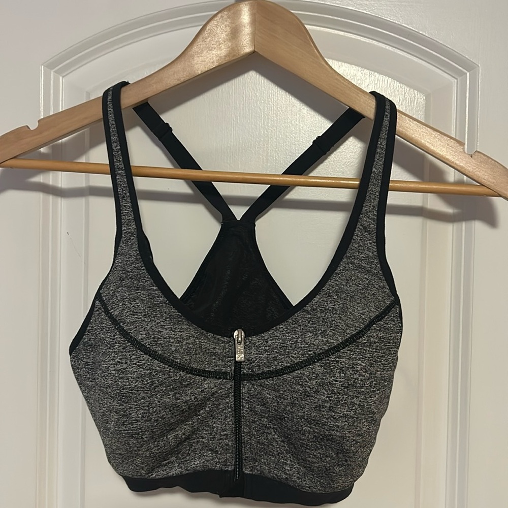 Victoria’s Secret VSX racerback front zip sports athletic bra S